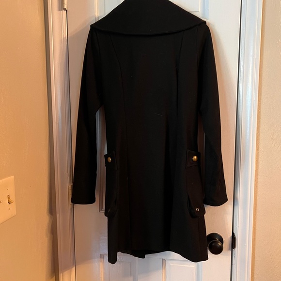 Holy Codi Studio Small black size zip pea coat - Picture 5 of 5